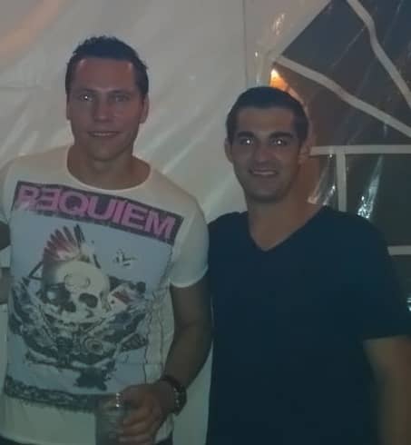 DJ Stephen Darby with Tiesto